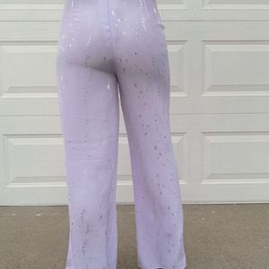 Vintage High Waisted Silk Pants
